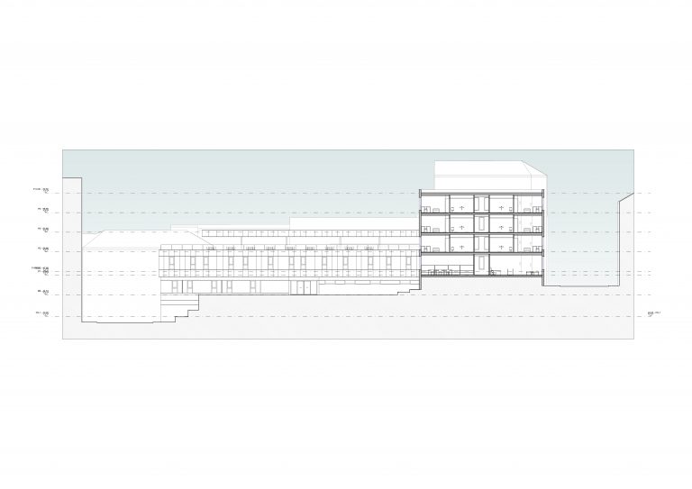 SECCION TRANSVERSAL 1-1